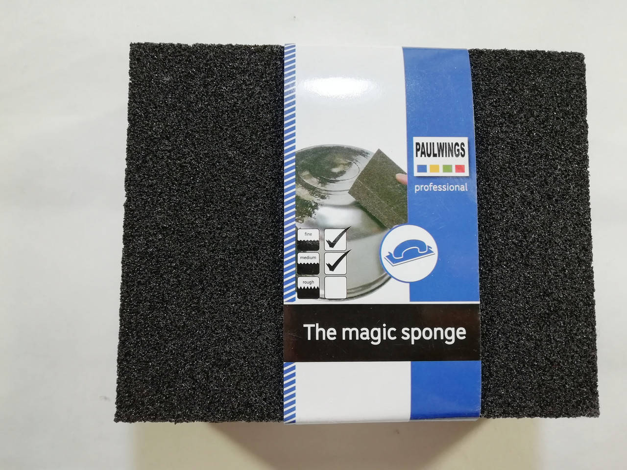 

Чудо губка для мытья посуды 3 шт 12,5*10 см, Черный