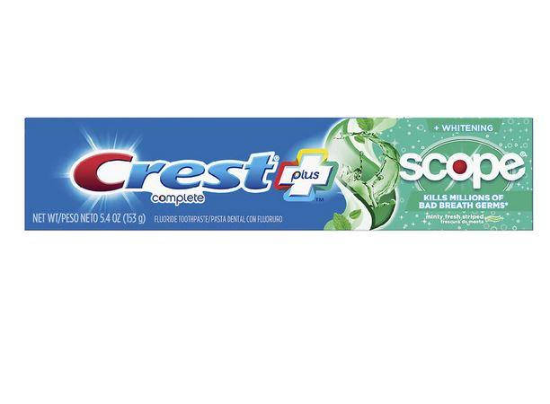 

Зубная паста свежее дыхание Crest Scope Toothpaste 153гр