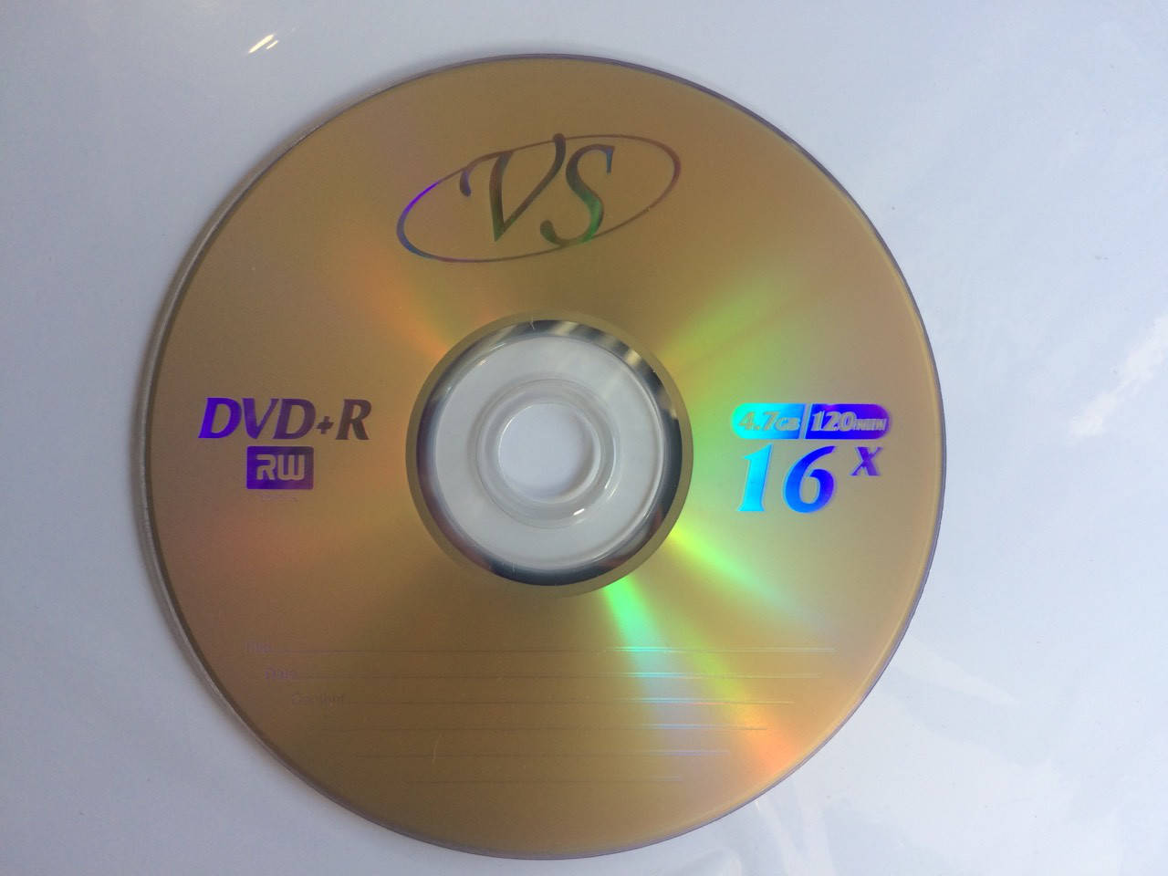 

DVD+R диски для видео VS 16x Bulk/50