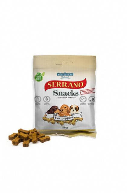 

SERRANO Snacks Лакомство, снеки для Щенков до года - 100 г