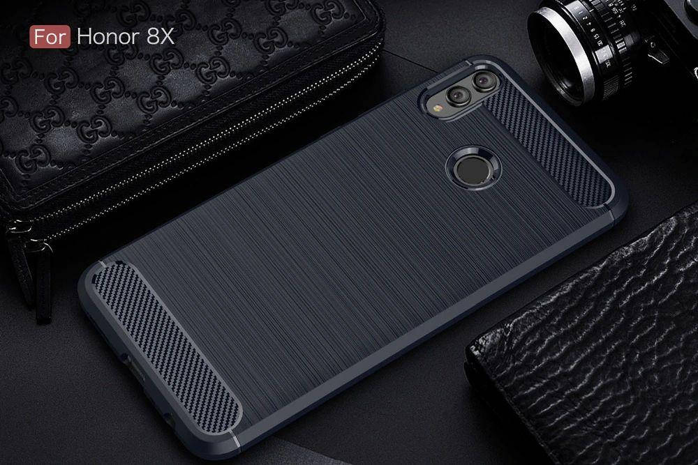 

TPU чехол накладка Urban для Honor 8X (4 цвета) синий