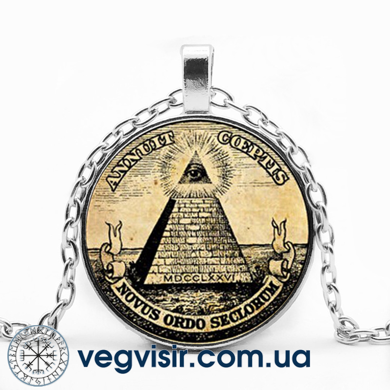 

Эффектный кулон иллюминаты всевидящее око масонский глаз символ масонов античный подвеска амулет талисман