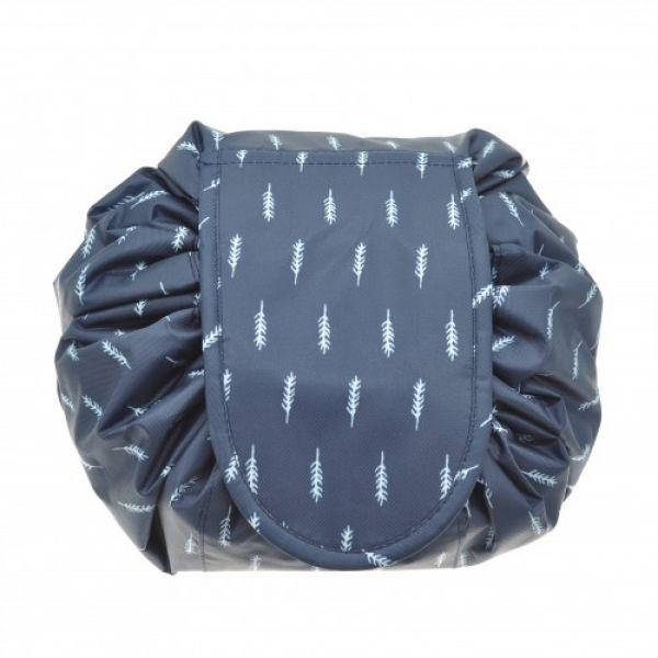 

Сумка-органайзер для косметики Black Owl Expand синяя с веточками