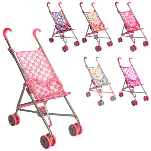 

Игрушка Коляска Летняя металлическая, в кульке Разноцветная 9302W