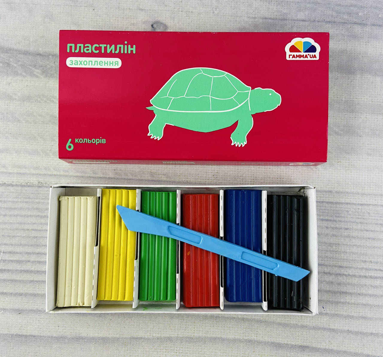 

Пластилин "Увлечение" 6 цв 120 г №200301 21939Ф Гамма Украина