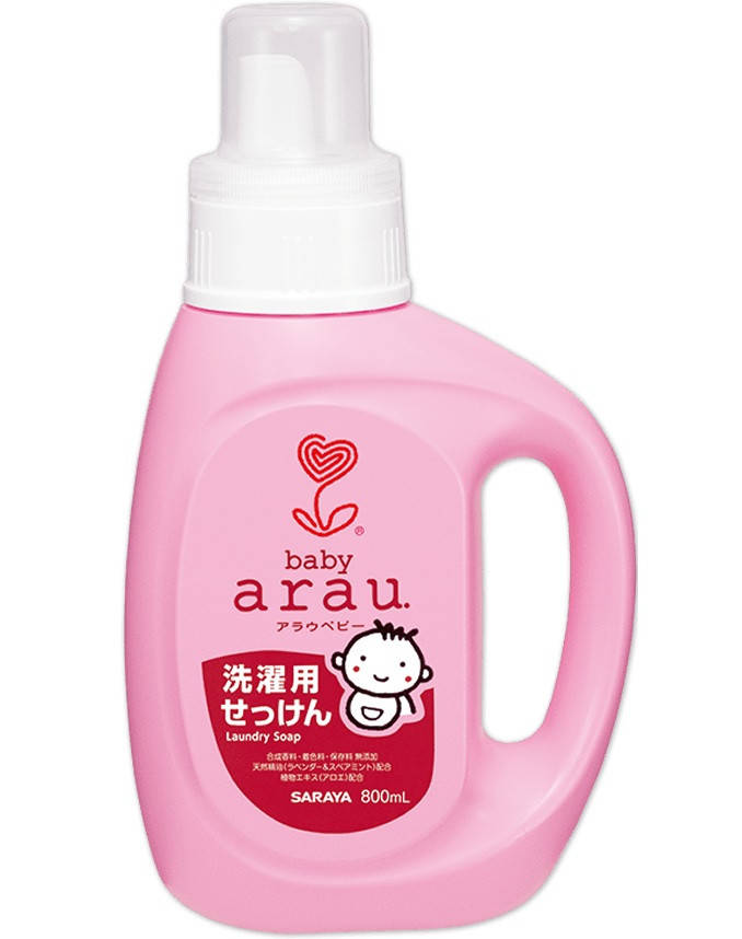 

Saraya Средство Arau Baby для стирки детского белья 800мл (флакон) 4973512258695