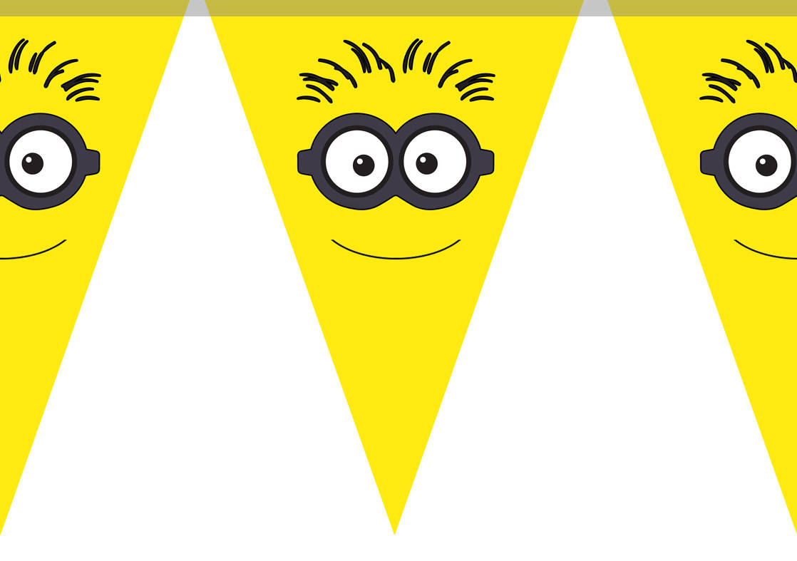 

Гирлянды бумажные "Миньоны"