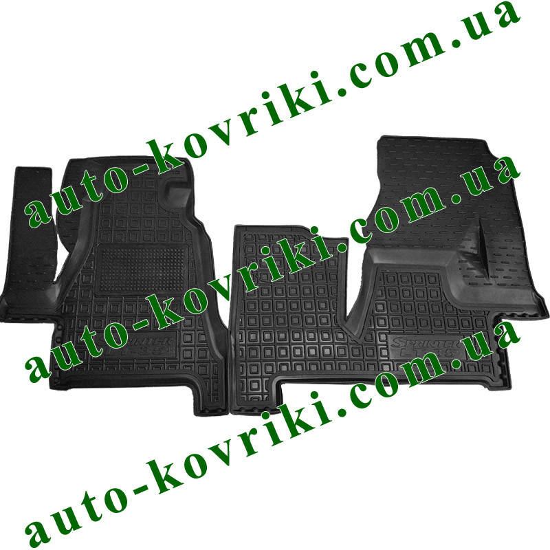 

Резиновые коврики в салон Mercedes Sprinter I 1997-2006 (W901-905) (Avto-Gumm), Черный