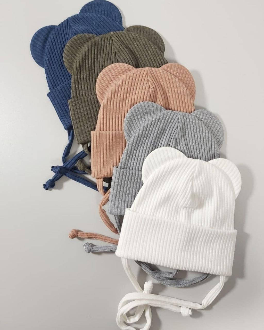 

Демисезонные шапочки детские, Разные цвета