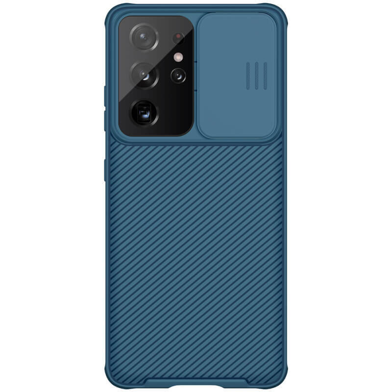 

Карбоновый Чехол накладка со шторкой на камеру для Samsung Galaxy S21 Ultra