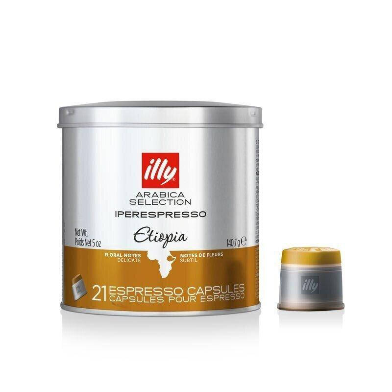 

Кофе в капсулах ILLY iperEspresso ETHIOPIA MONOARABICA ж/б 21 шт
