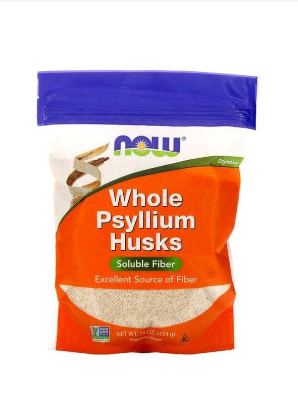 

Псиллиум 454 гр NOW Foods (США) цельная оболочка семян подорожника, шелуха Whole Psyllium Husks