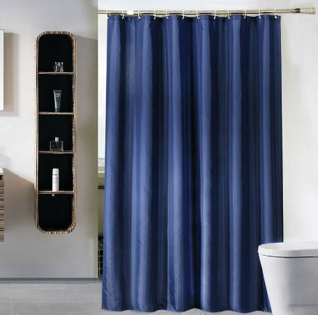 

Тканевая шторка для ванной SG Blue simplicity 180х200 см (21243), Синий