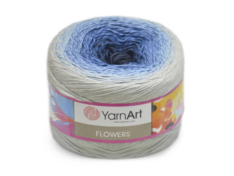 

YarnArt Flowers, №271, Секционное крашение