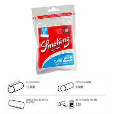 

Фильтры для самокруток Smoking Slim Long Size 120шт