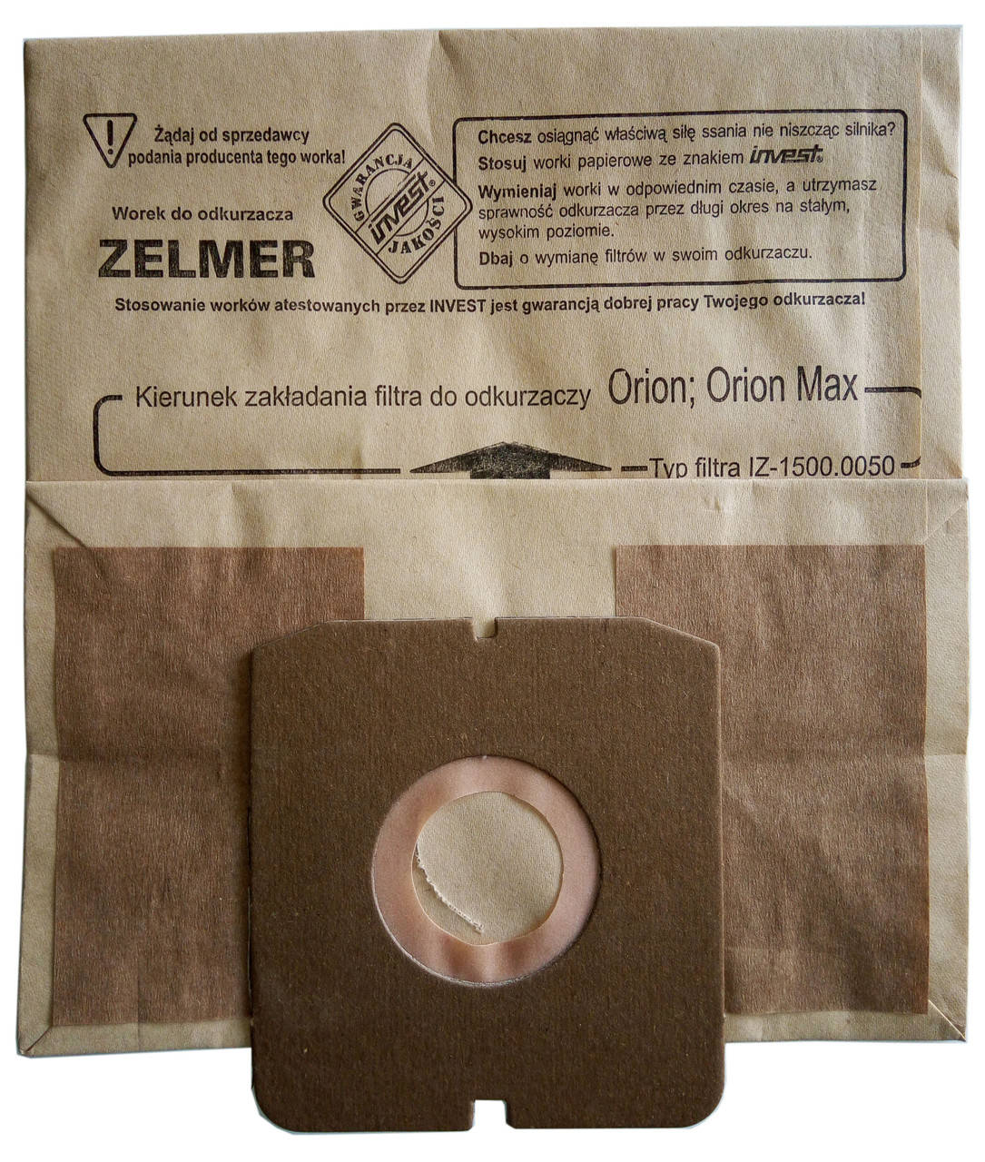 

Пылесборники (мешки) IZ-1500.0055 для пылесосов Zelmer Orion, Syrius,Twist, Cobra