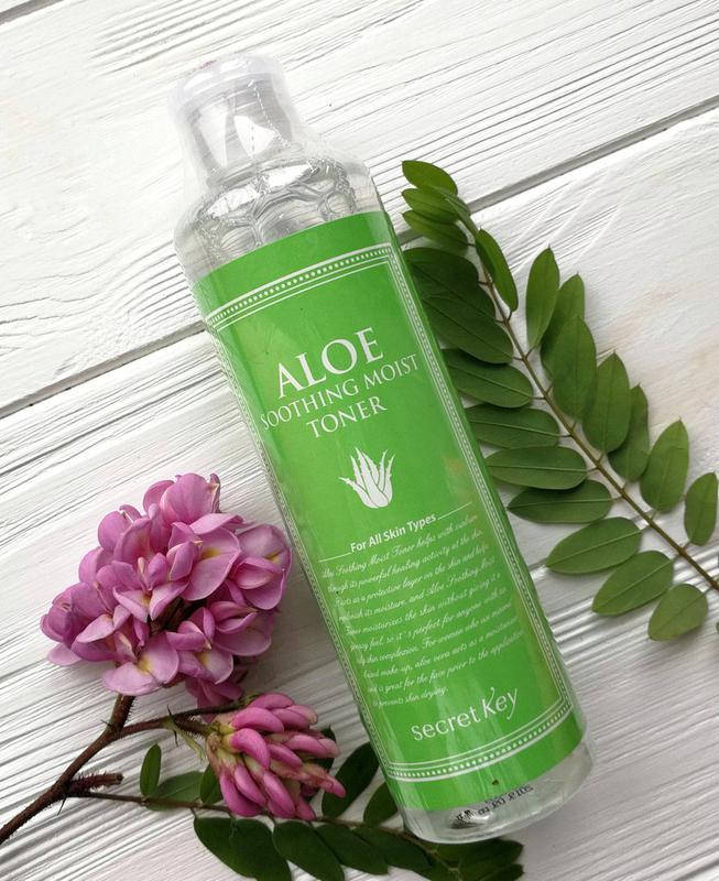 

Тонер для лица с алое Secret Key Aloe Soothing Moist Toner, 248 мл