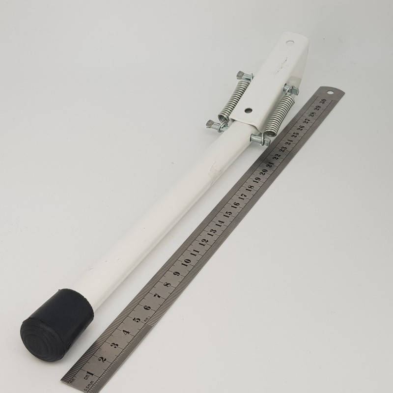 

Дверной упор откидной Металл STAR L-270мм R-18мм (белый)