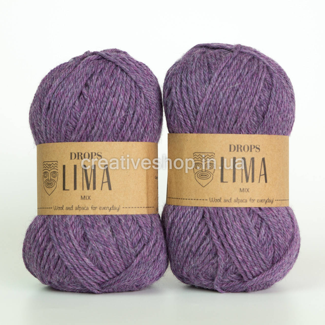 

Пряжа Drops Lima Mix (цвет 4434 purple)