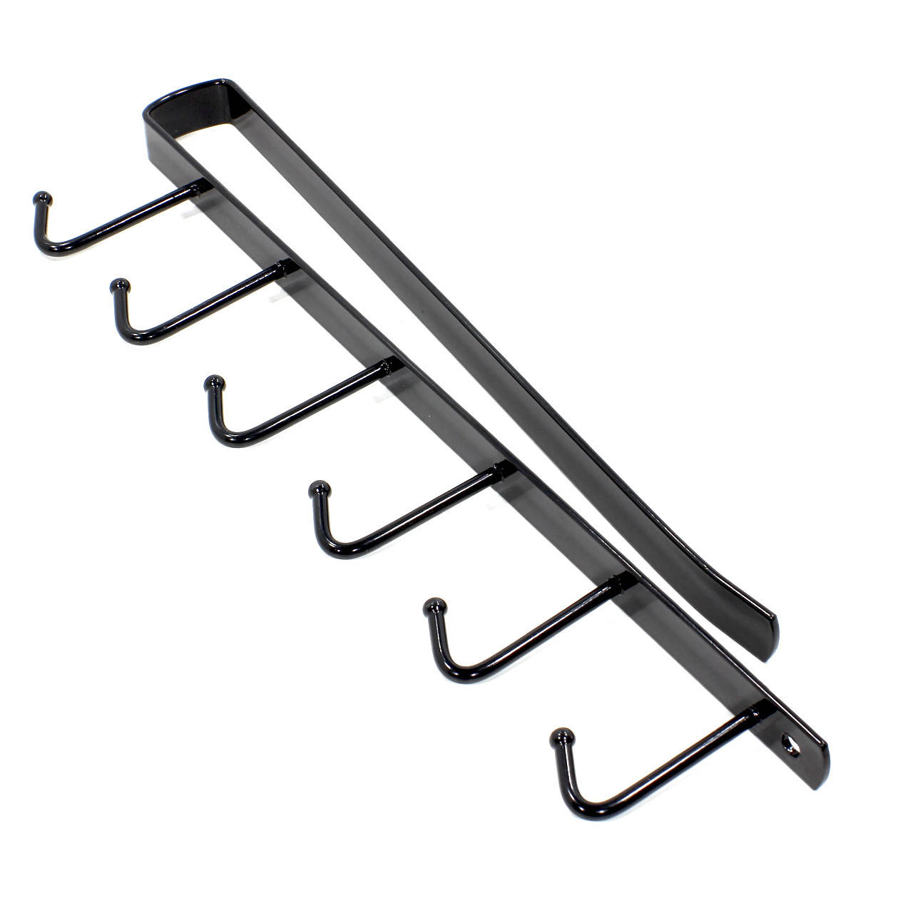 

Подвесной держатель Lesko Black на 6 крючков подставка навесная для полотенец приборов