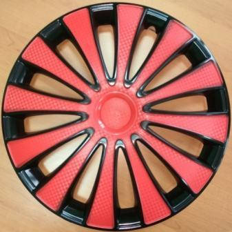 

Колпаки для дисков Star GMK red black, R13, комплект 4 шт