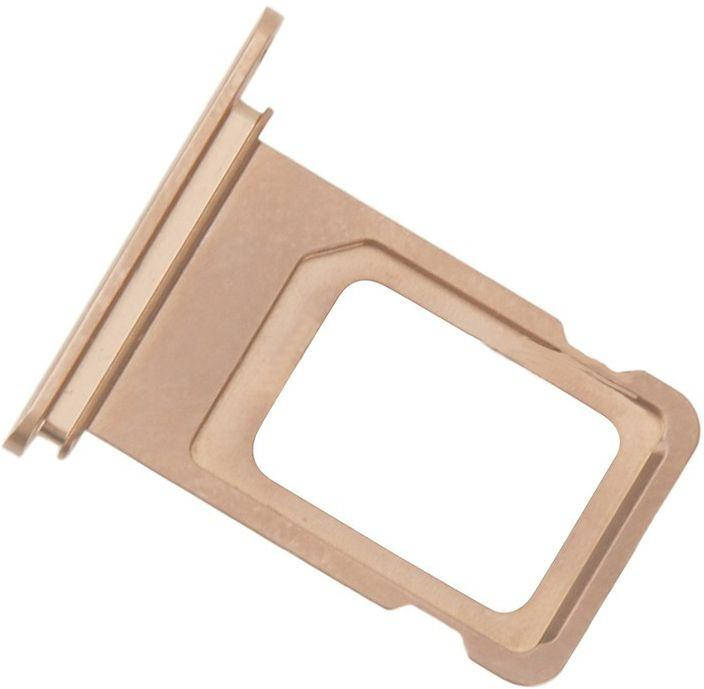 

Держатель (лоток) Сим карты iPhone XS single SIM Gold, Золотистый