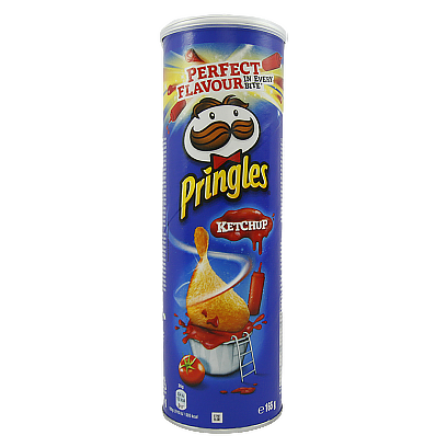 

Чіпси Прінглс кетчуп Pringles ketchup 165g 19шт/ящ (Код : 00-00005660)