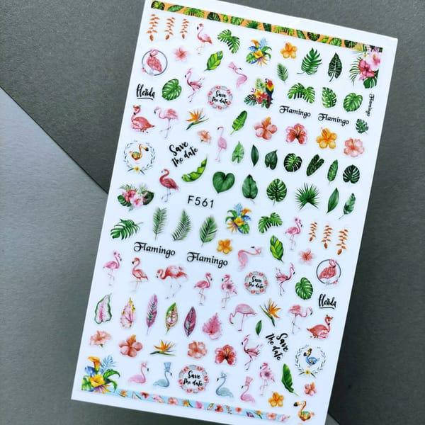 

Наклейки для дизайна ногтей F561