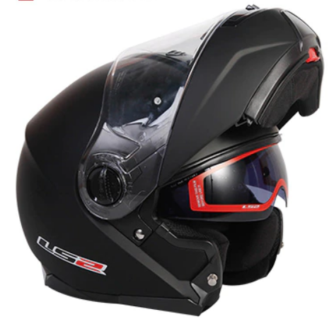

Мотошлем LS2 FF325 STROBE matte black Черный МАТОВЫЙ