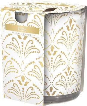 

Свеча ароматизированная в стекле Bispol Luxe 7,8 см (sn72s-21), Золотистый