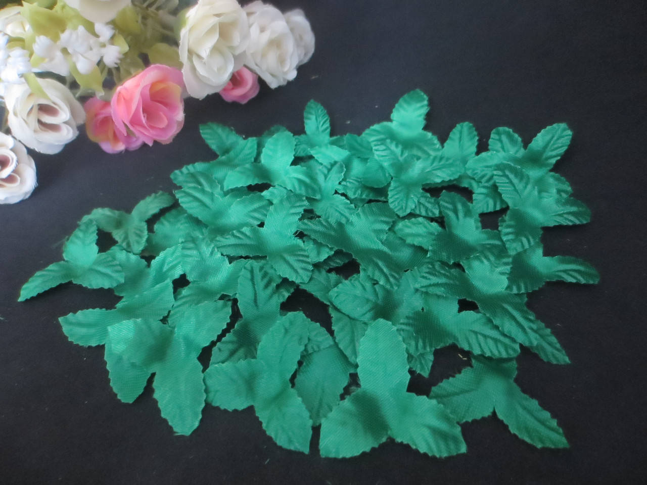 

Чашелистик трехлистный, диаметр 3 см, цвет зеленый, ткань, 10 шт, Зелёный