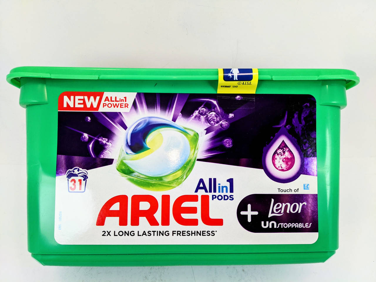 

Капсулы для стирки Ариель Ленор всё в одном Ariel Lenor 31
