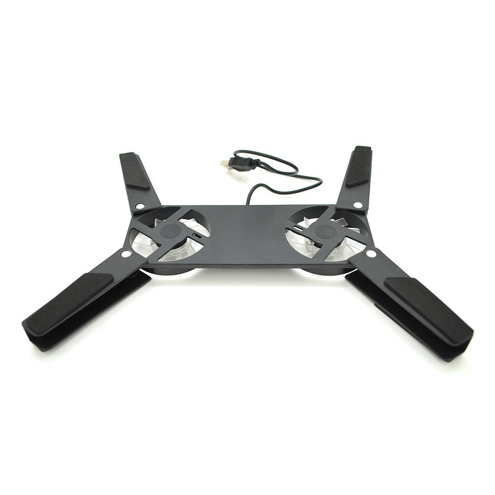 

Підставка під ноутбук TS-202, 2*50mm, корпус пластик, USB 2.0, Black, Box
