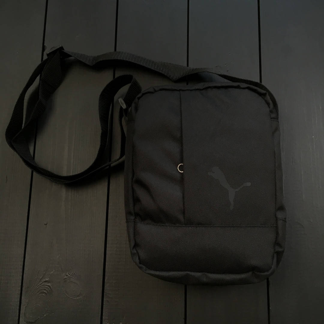 

Мужская тканевая сумка мессенджер через плечо пума/Puma, Черный