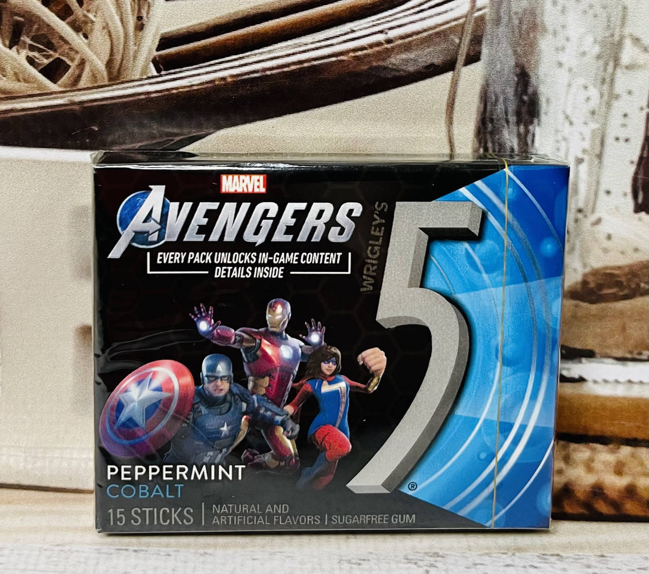 

Жвачка перечная мята Wrigley's 5 Cobalt Peppermint Gum