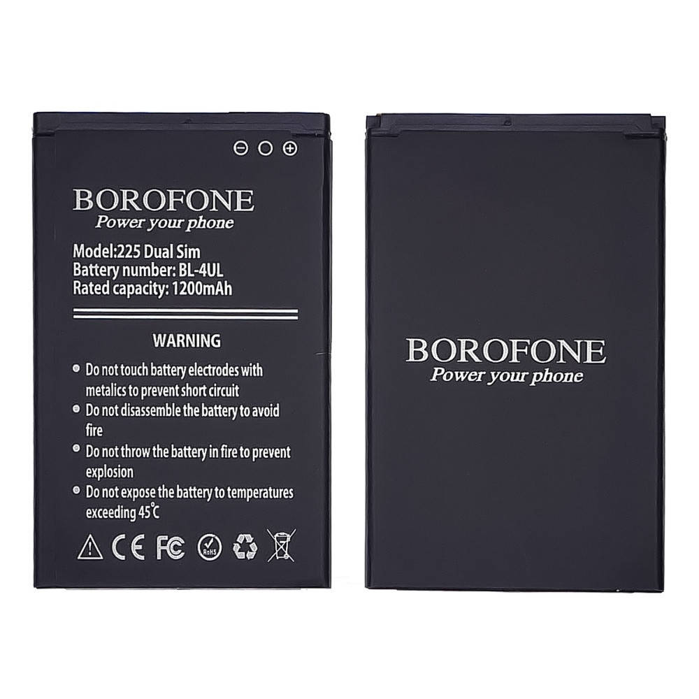 

Аккумулятор (батарея) Borofone BL-4UL для Nokia 225 Dual Sim/ 220 4G/ 3310 4G D/ 5310