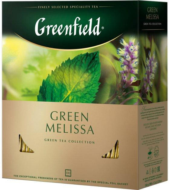 

Чай зеленый с мелиссой Greenfield Melissa 100 пакетиков