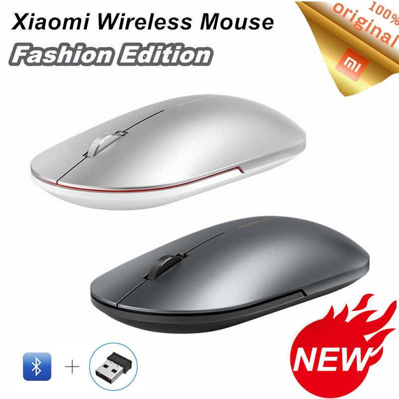 

Мышь Xiaomi Mi Fashion Mouse 2 беспроводная мышка металлический корпус, Черный