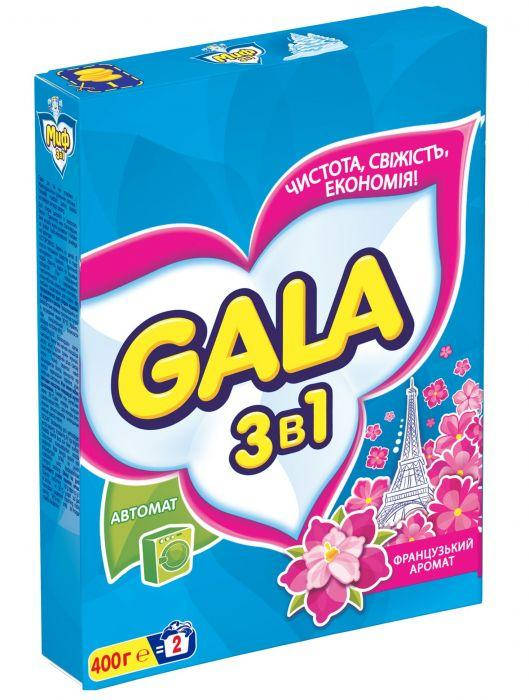 

Пральний порошок Gala Автомат 400г Французький аромат