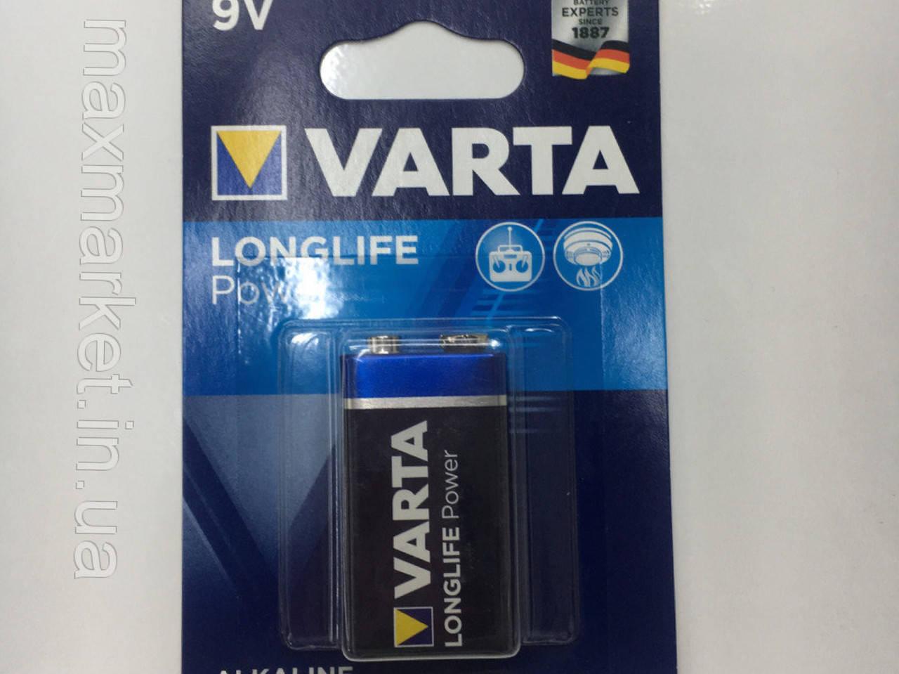 

Батарейка крона Varta Long Life 9V 6f22 Алкалиновая