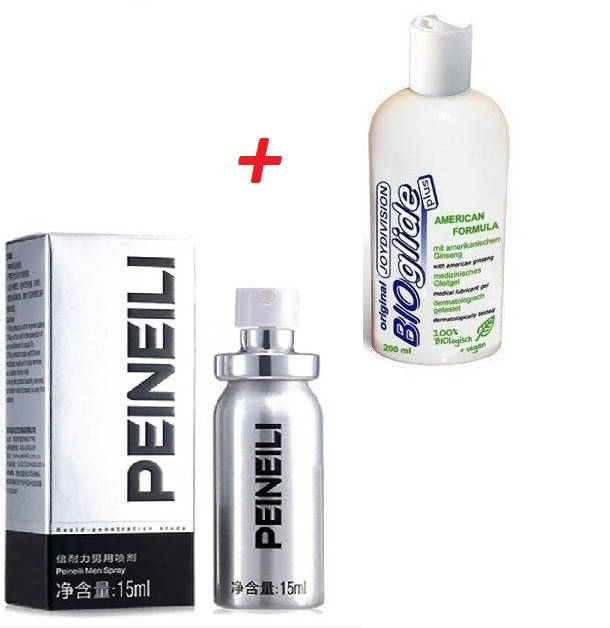 

Пролонгатор для секса PEINEILI 15 ML + смазка 200 мл