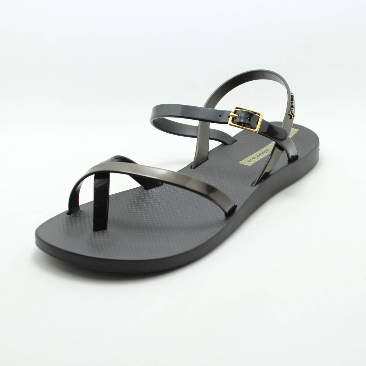 

Резиновые женские сандалии Ipanema Fashion Sand VIII Fem 82842-21112 Black/Gold черные 40