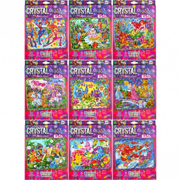 

Набор мозаика из кристаллов «Kids Crystal Mosaic» CRMk-01–01 /10