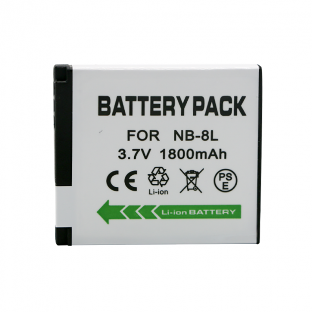 

Аккумулятор для фотоаппарата Canon NB-8L, 1800 mAh.