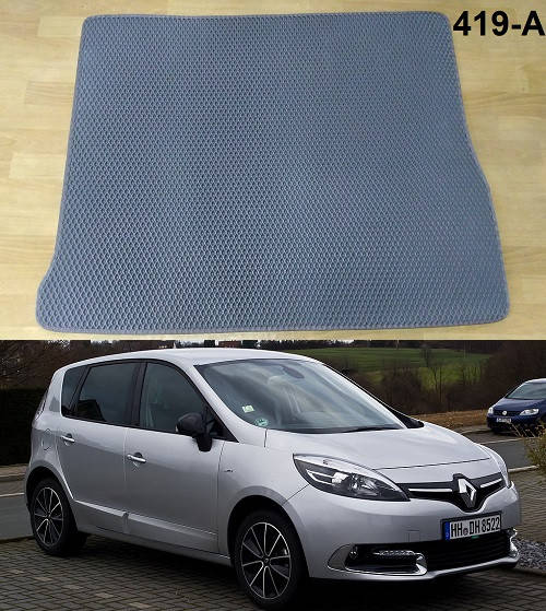 

Коврик ЕВА в багажник Renault Scenic '09-15, Черный