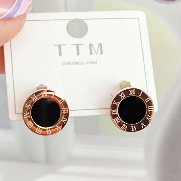 

Серьги кольца STAINLESS STEEL медицинская сталь позолота А/В 10-0160