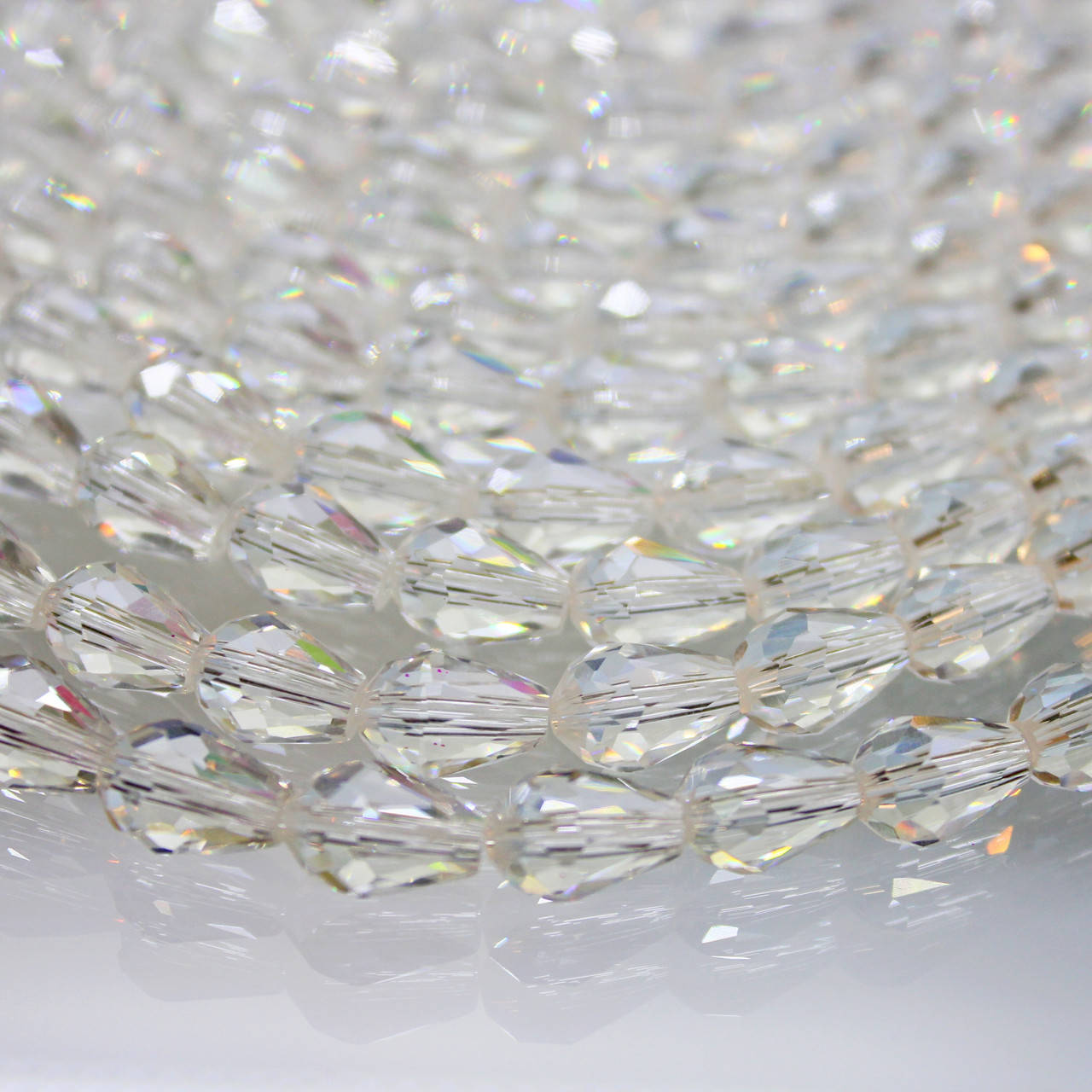 

Бусина капля 8х11мм Crystal 1шт