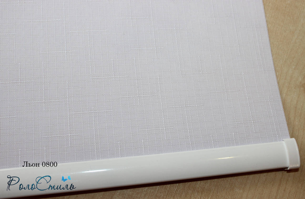 

Готовые рулонные шторы 350х1650мм Лен 800 (белый цвет)