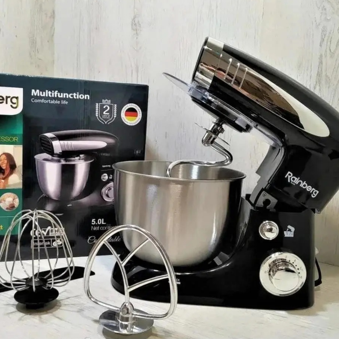 

Тестомес Rainberg RB-8081 Миксер с чашей для теста 3200W Тестомешалка чаша 5 л