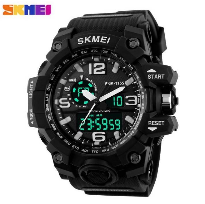 

Спортивные военные мужские часы Skmei 1155
